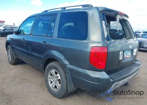 2005 Honda Pilot Ex-L z USA, uszkodzony, nr VIN 2HKYF18775H502040